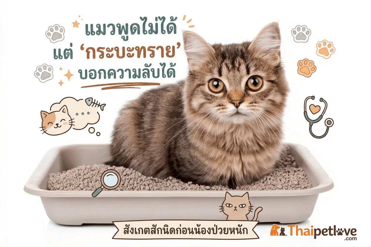 โรคนิ่วในแมว: สังเกตอาการฉี่ไม่ออก  สัญญาณเตือนภัยที่ทาสห้ามมองข้าม